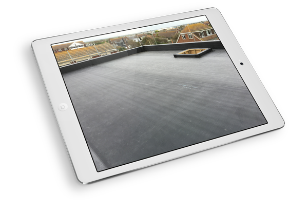 CS Roofing iPad Flat Roof Image